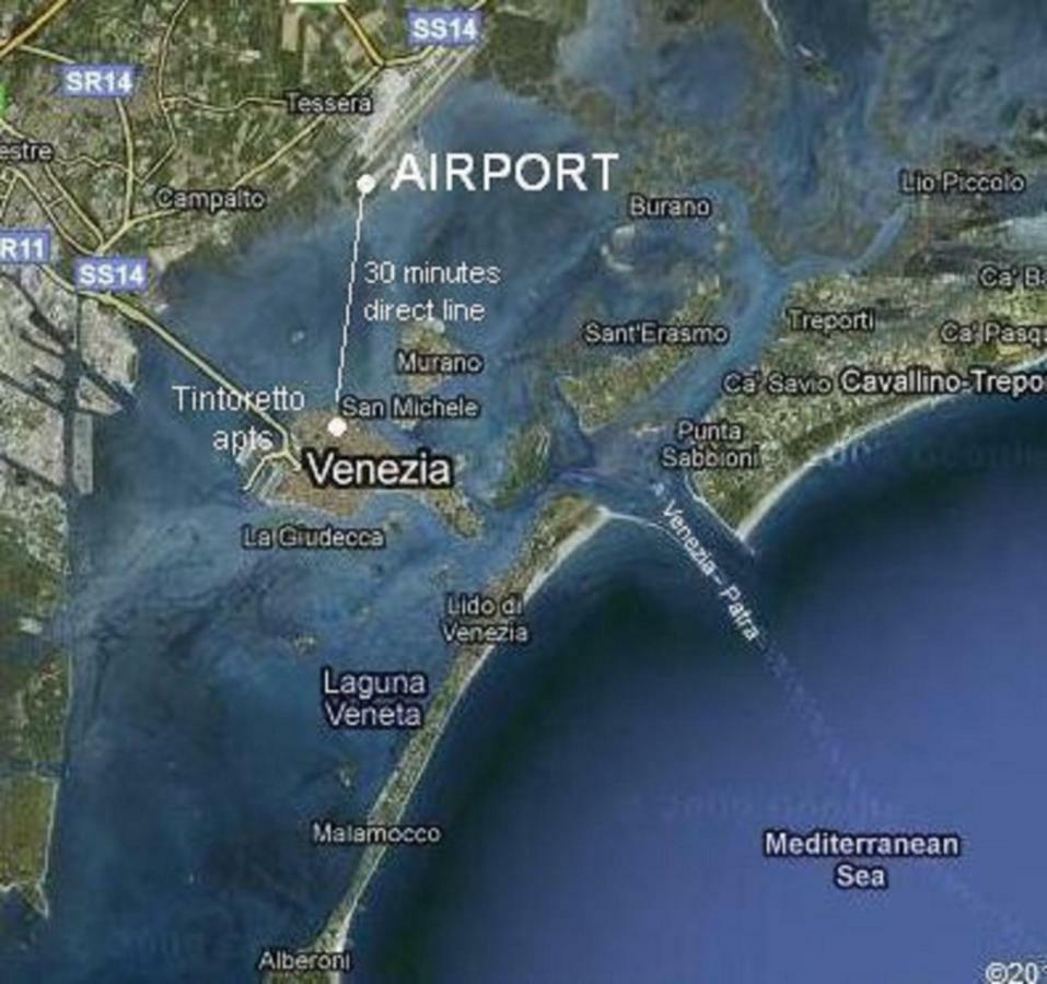 Tintoretto 1 Con Terrazza Sopra Il Tetto, 3 Bagni, 3 Grandi Da Letto, Super Nuovo * Venecia